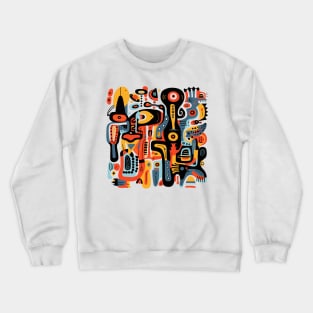 Mid Century Abstract Jazz Crewneck Sweatshirt